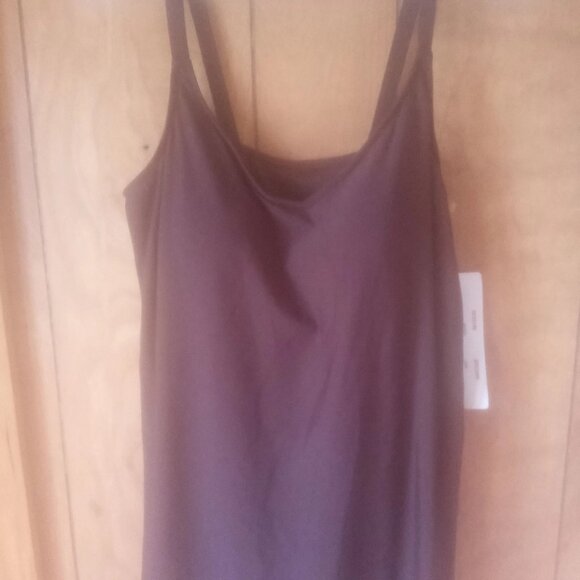 Pembroke Womens Brown full coverage  1pc Swimsuit Size 12 NWT - Picture 4 of 4